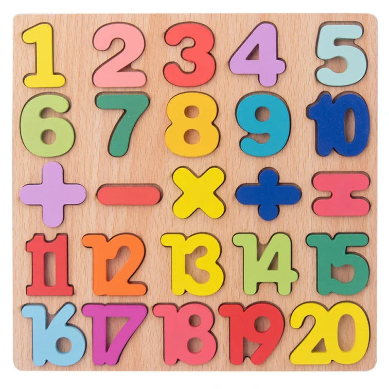 Montessori Wooden Games Baby Toys Puzzle Geometry Educational Games Kids Development Early Learning Toys for Children 1 Year 2