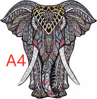 DIY Wooden Puzzles Animal Shaped the Best Christmas Gift Wooden Puzzles