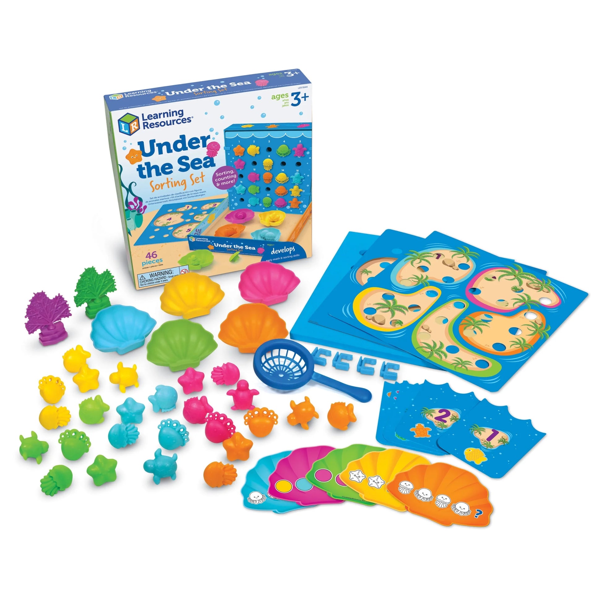 under the Sea Sorting Set , Sorting Toys for Kids, Ages 3+
