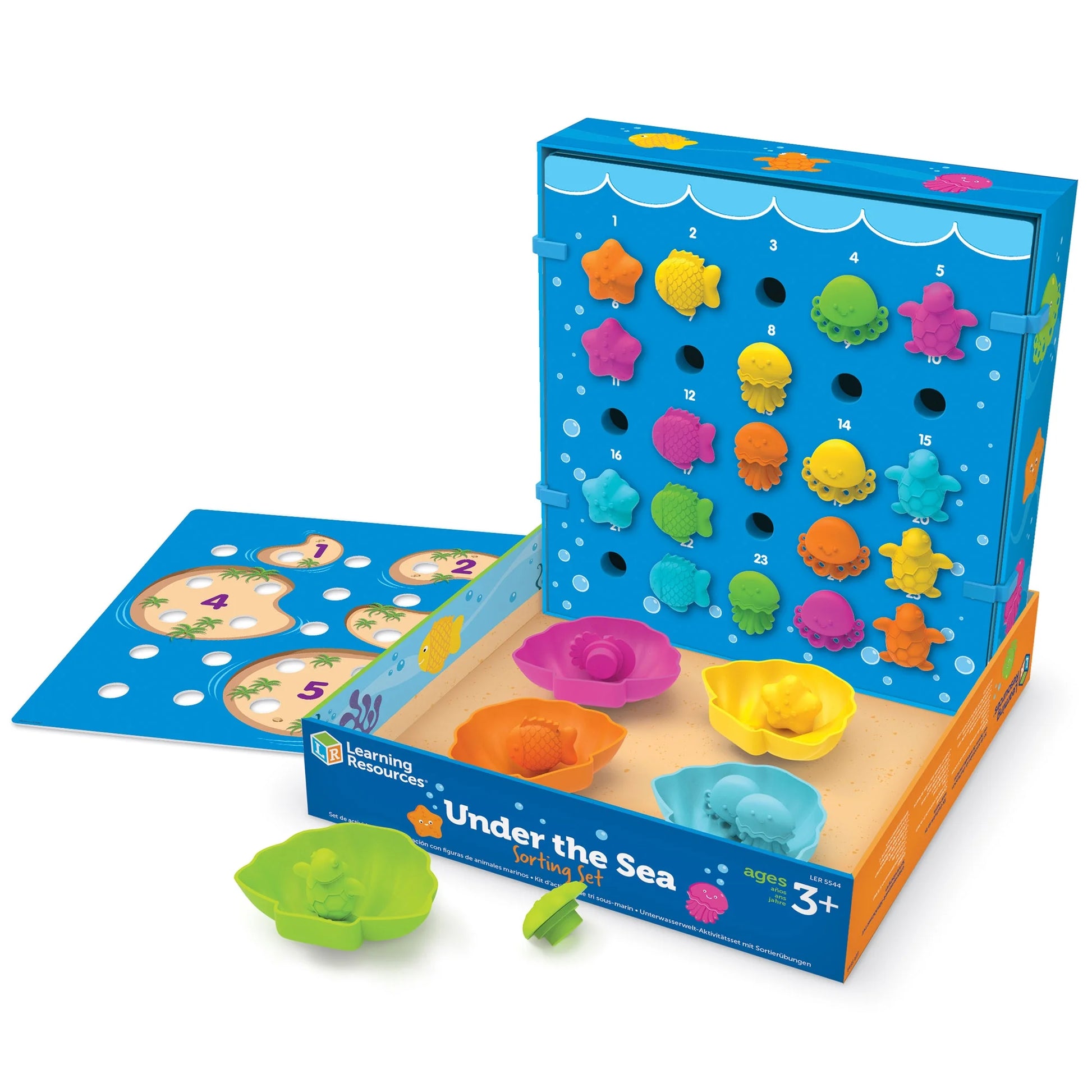 under the Sea Sorting Set , Sorting Toys for Kids, Ages 3+