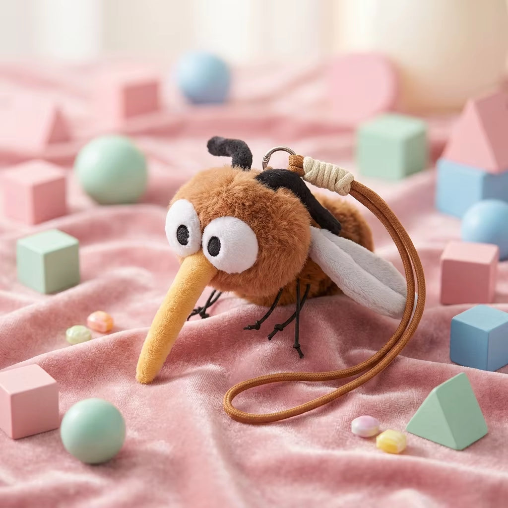 Dodomu Insect Plush Toy Cute Doll Sleep Companion Pillow Bedtime Buddy with PP Cotton Filling for Girls' Birthday Gift