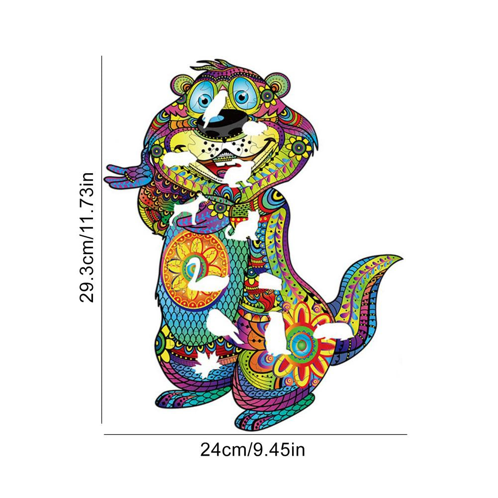 DIY Wooden Puzzles Animal Shaped the Best Christmas Gift Wooden Puzzles