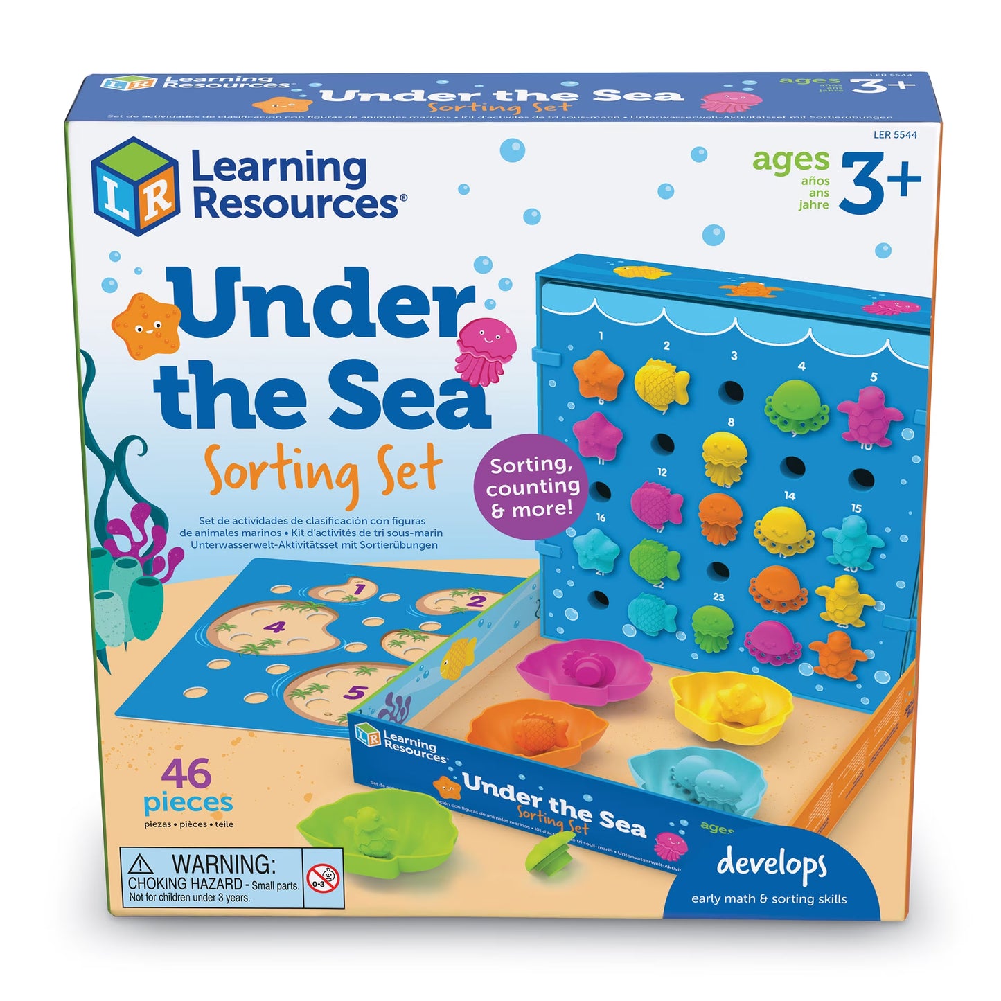 under the Sea Sorting Set , Sorting Toys for Kids, Ages 3+