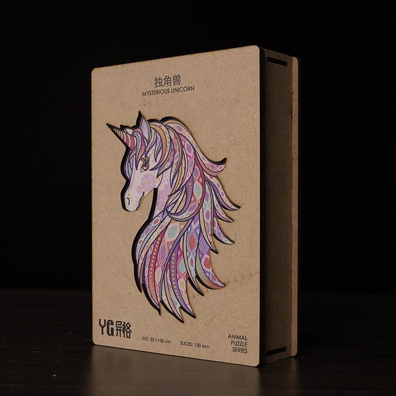 DIY Wooden Puzzles Animal Shaped the Best Christmas Gift Wooden Puzzles