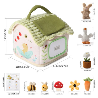 Montessori Cloths Toys Magic Cotton Animal Tissue Box Kids Finger Exercise Cloth Busy Box Toys Baby Educational Activity Sensory