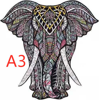 DIY Wooden Puzzles Animal Shaped the Best Christmas Gift Wooden Puzzles