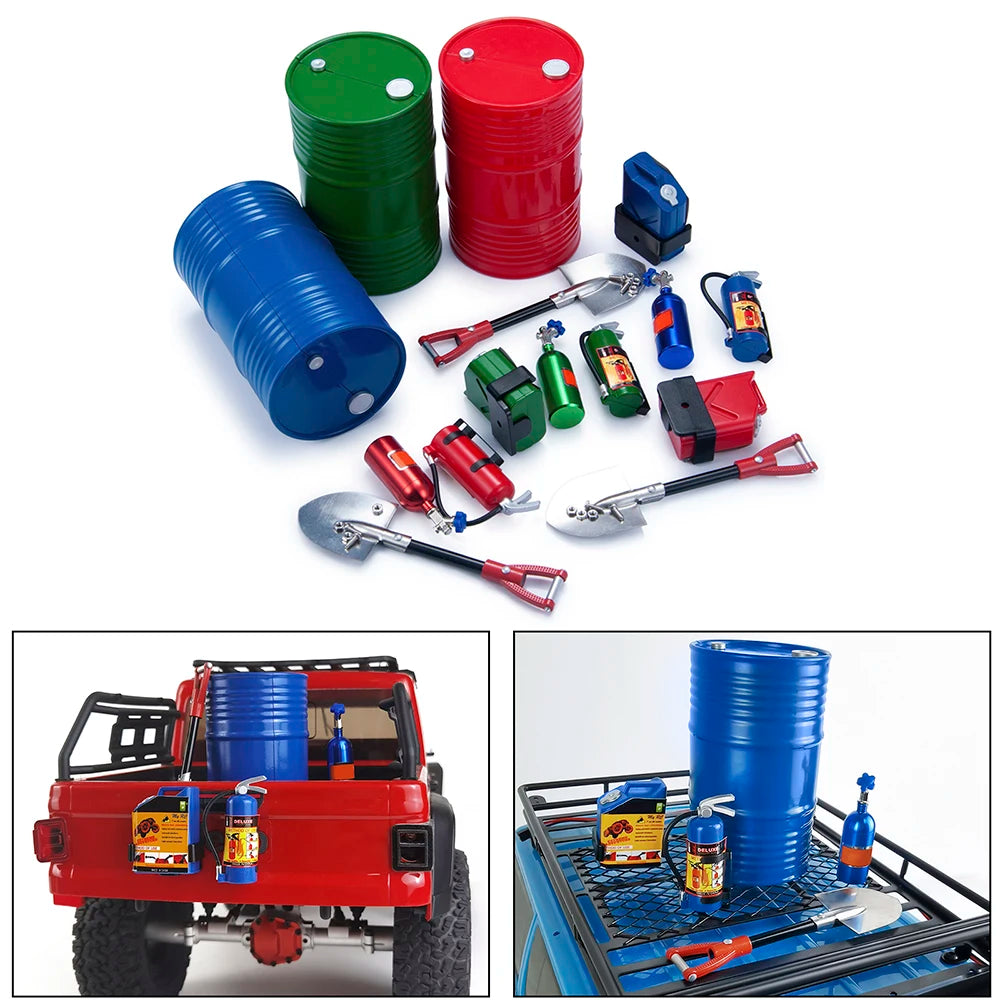 RC Car Simulated Decoration Tools Accessories Mini Models for 1/10 RC Crawler Axial SCX10 90046 TRX4 TRX6 6X6