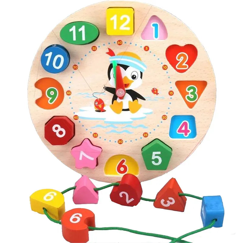 Montessori Wooden Games Baby Toys Puzzle Geometry Educational Games Kids Development Early Learning Toys for Children 1 Year 2