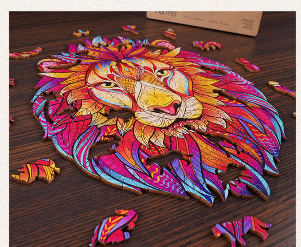 DIY Wooden Puzzles Animal Shaped the Best Christmas Gift Wooden Puzzles