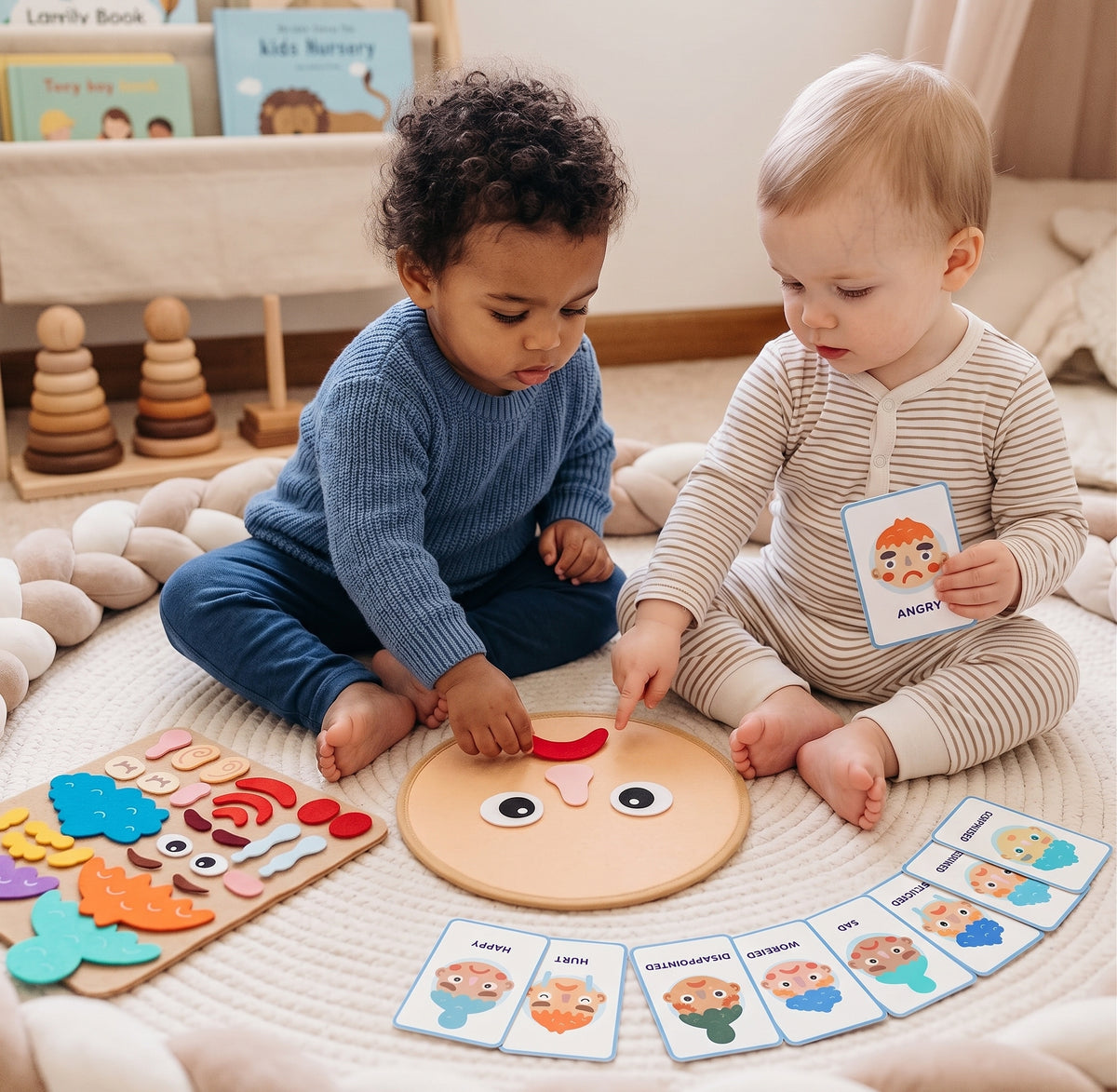 Montessori Social Emotional Sensory Toy for Toddlers & Preschoolers