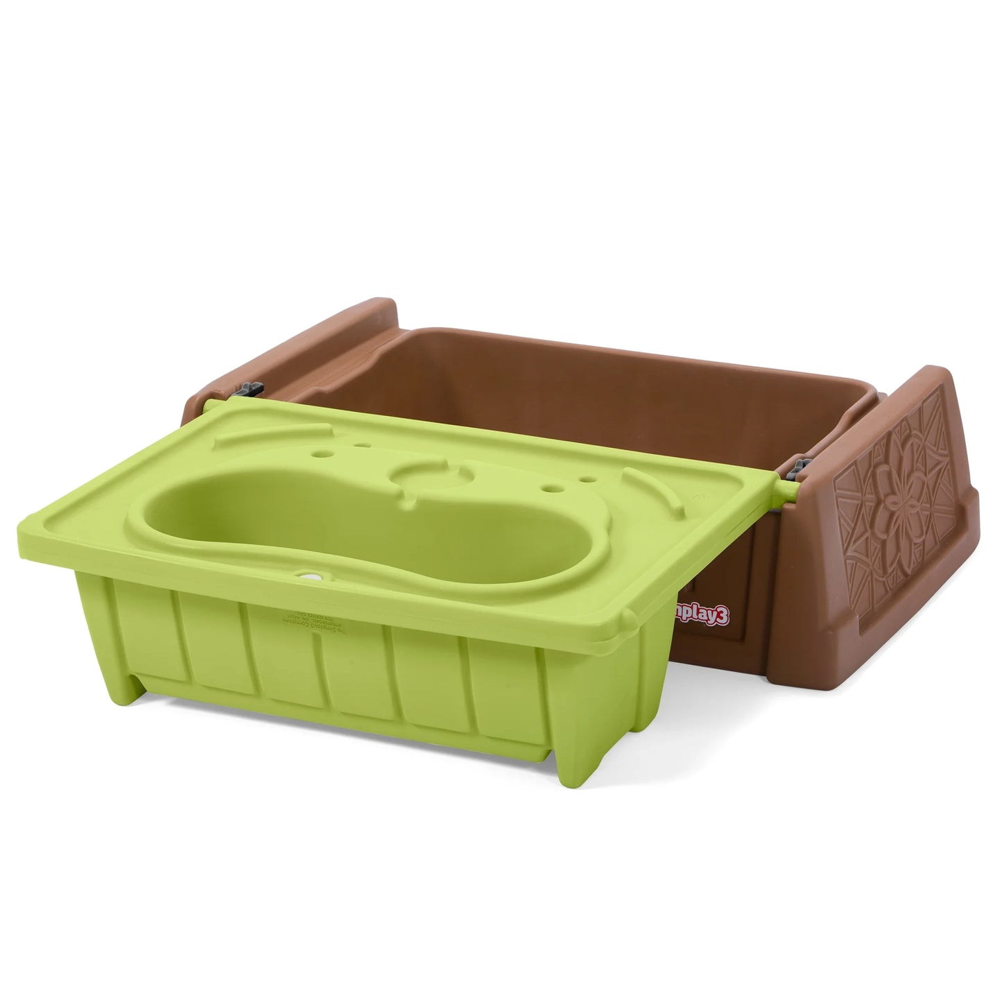 Sand & Water Bench, 2-In-1 Activity Table, Bright Green/Mountain Brown