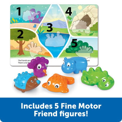 Spike and Friends Counting & Colors Book Set -Toddler Activities, Color Teaching Toys, Age 18 Months+