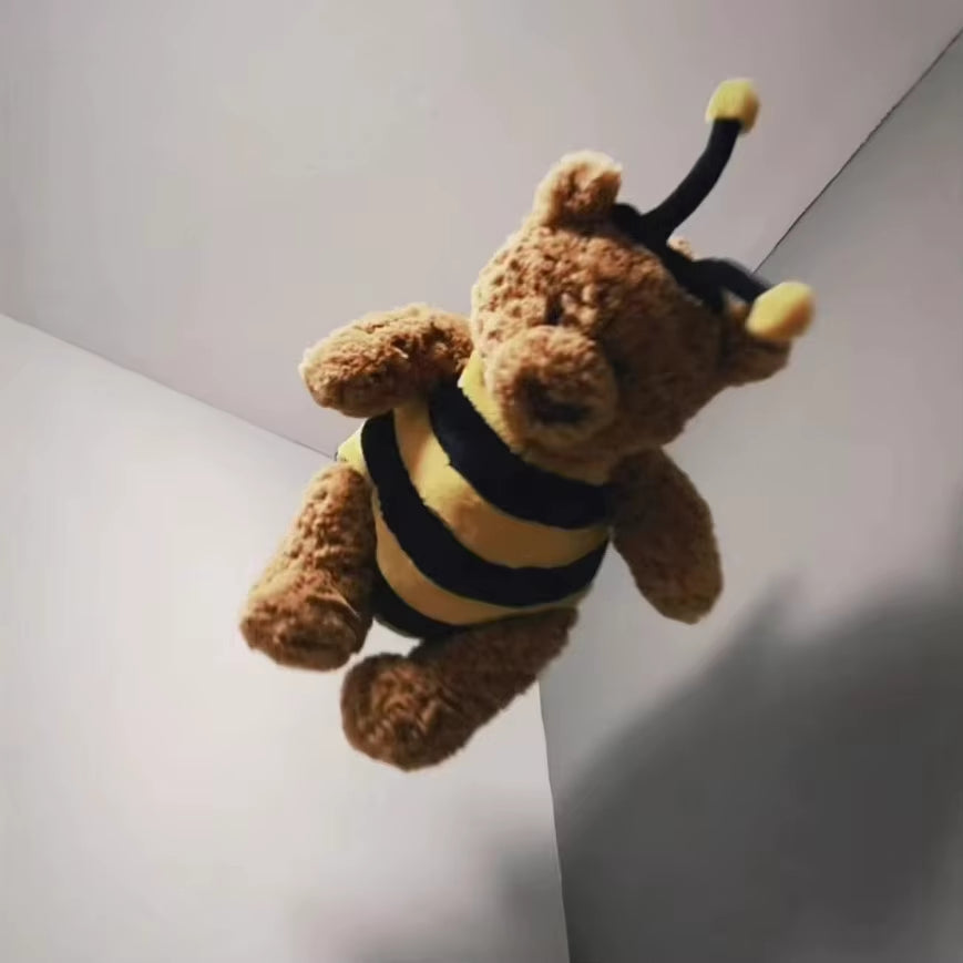 Jelly Cat Barcelona Bear Plush Toy Valentine'S Day Perfect Girl'S Birthday Gift Super Soft Plush Stress Relief Washed Technics