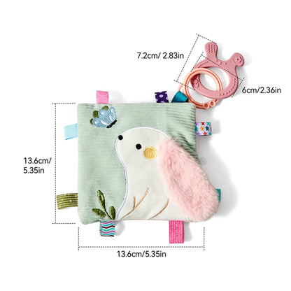 Montessori Cloths Toys Magic Cotton Animal Tissue Box Kids Finger Exercise Cloth Busy Box Toys Baby Educational Activity Sensory