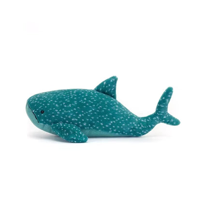 British Jelly Cat Gray Whale Super Soft Plush Toy Comfort Doll for Children New Year'S Gift for Girls