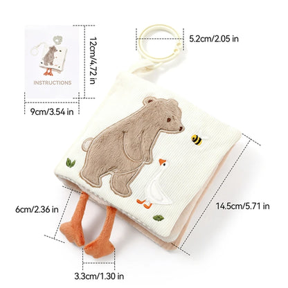 Montessori Cloths Toys Magic Cotton Animal Tissue Box Kids Finger Exercise Cloth Busy Box Toys Baby Educational Activity Sensory