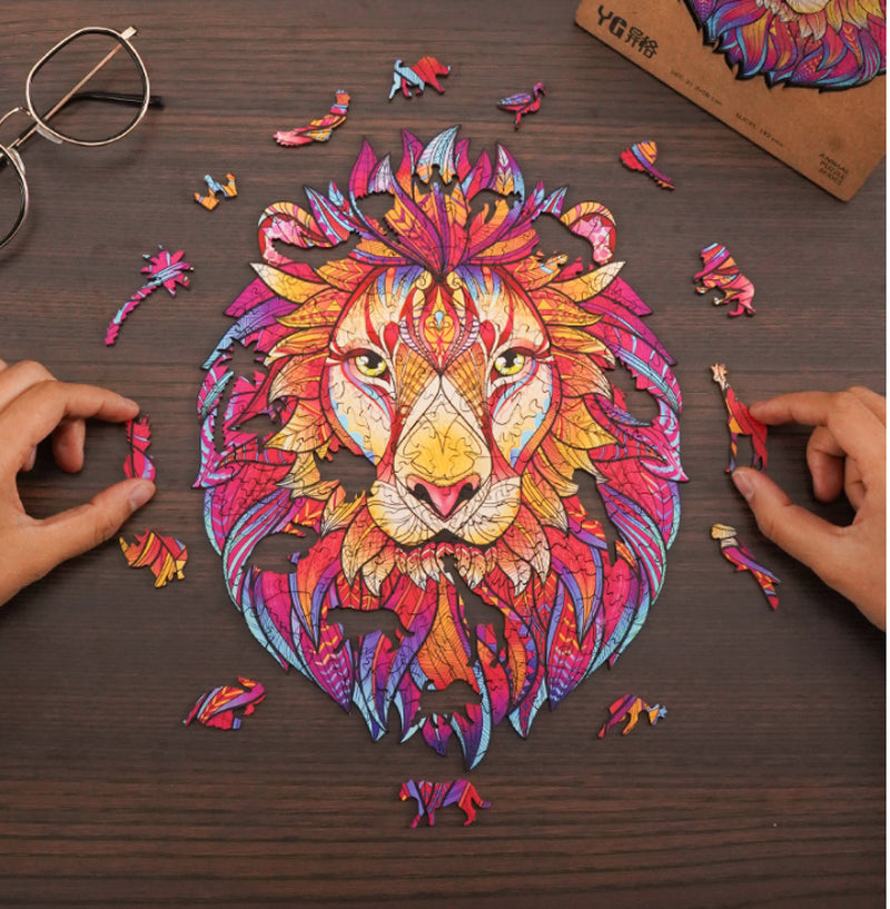 DIY Wooden Puzzles Animal Shaped the Best Christmas Gift Wooden Puzzles