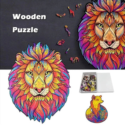 DIY Wooden Puzzles Animal Shaped the Best Christmas Gift Wooden Puzzles
