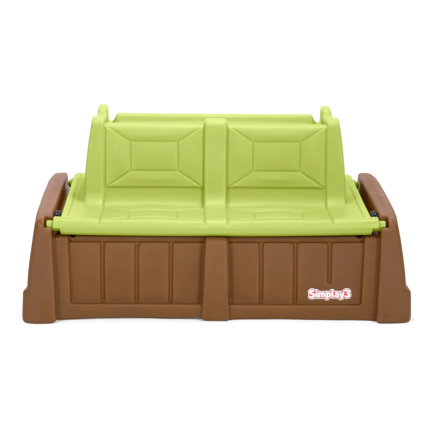 Sand & Water Bench, 2-In-1 Activity Table, Bright Green/Mountain Brown