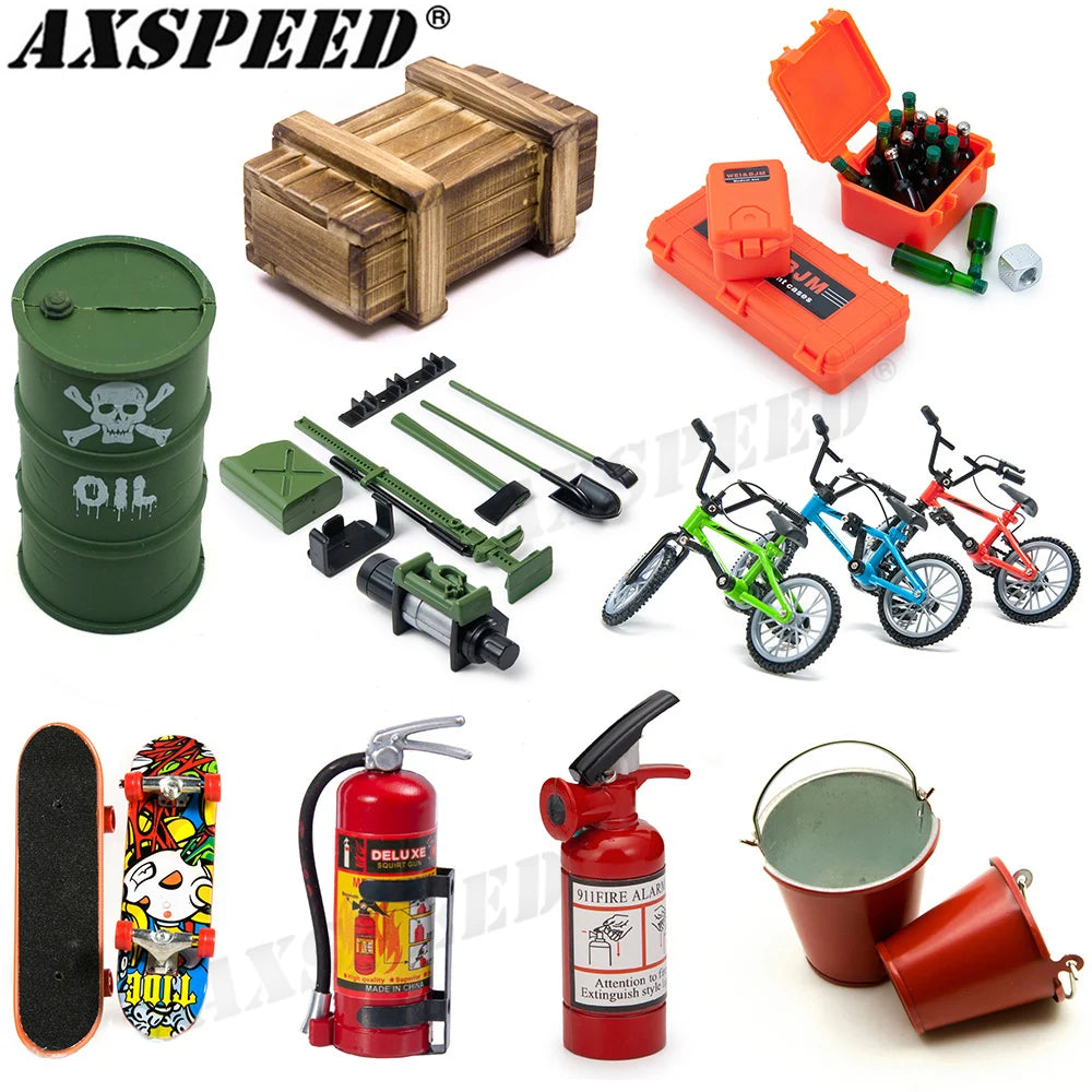 RC Car Simulated Decoration Tools Accessories Mini Models for 1/10 RC Crawler Axial SCX10 90046 TRX4 TRX6 6X6