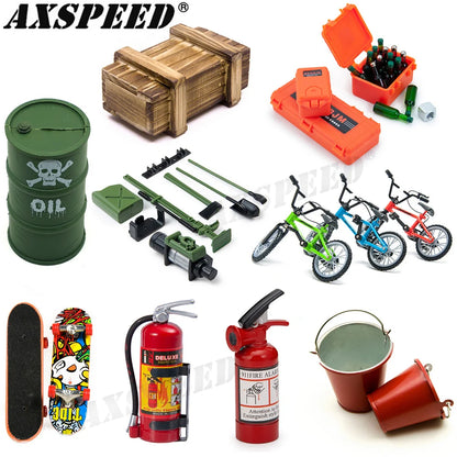 RC Car Simulated Decoration Tools Accessories Mini Models for 1/10 RC Crawler Axial SCX10 90046 TRX4 TRX6 6X6