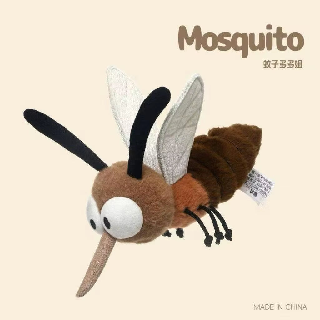 Dodomu Insect Plush Toy Cute Doll Sleep Companion Pillow Bedtime Buddy with PP Cotton Filling for Girls' Birthday Gift
