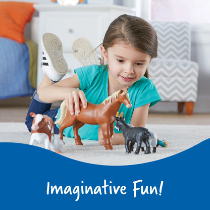 Jumbo Farm Animals, Figures Set for Toddlers, Ages 18 Months+