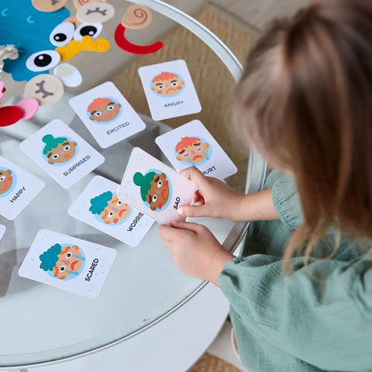Montessori Social Emotional Boards Sensory Toys for Kids & Toddlers, Emotional Learning Activities for Boys & Girls